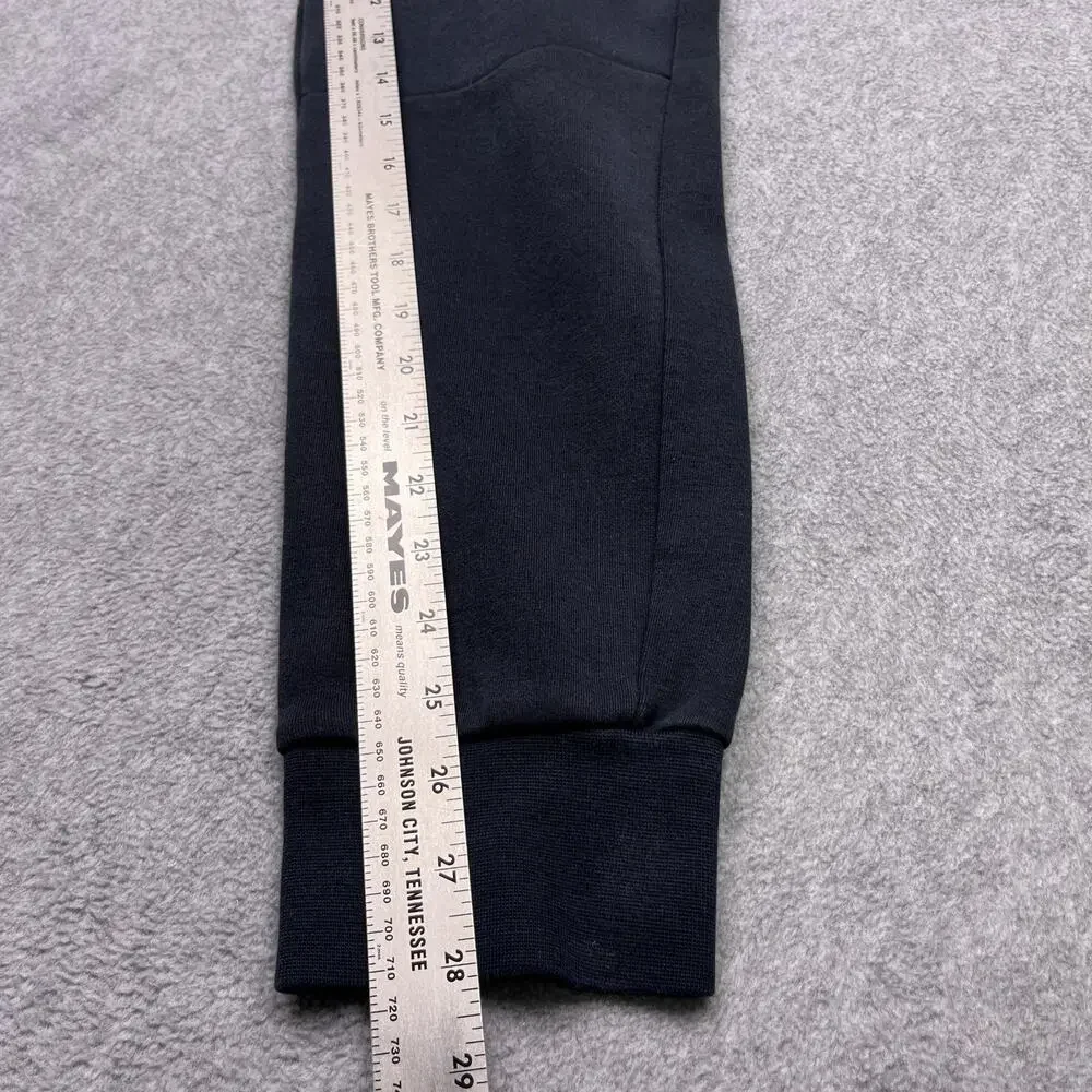nike tech sweatpants mens medium black tapered jogger drawstring